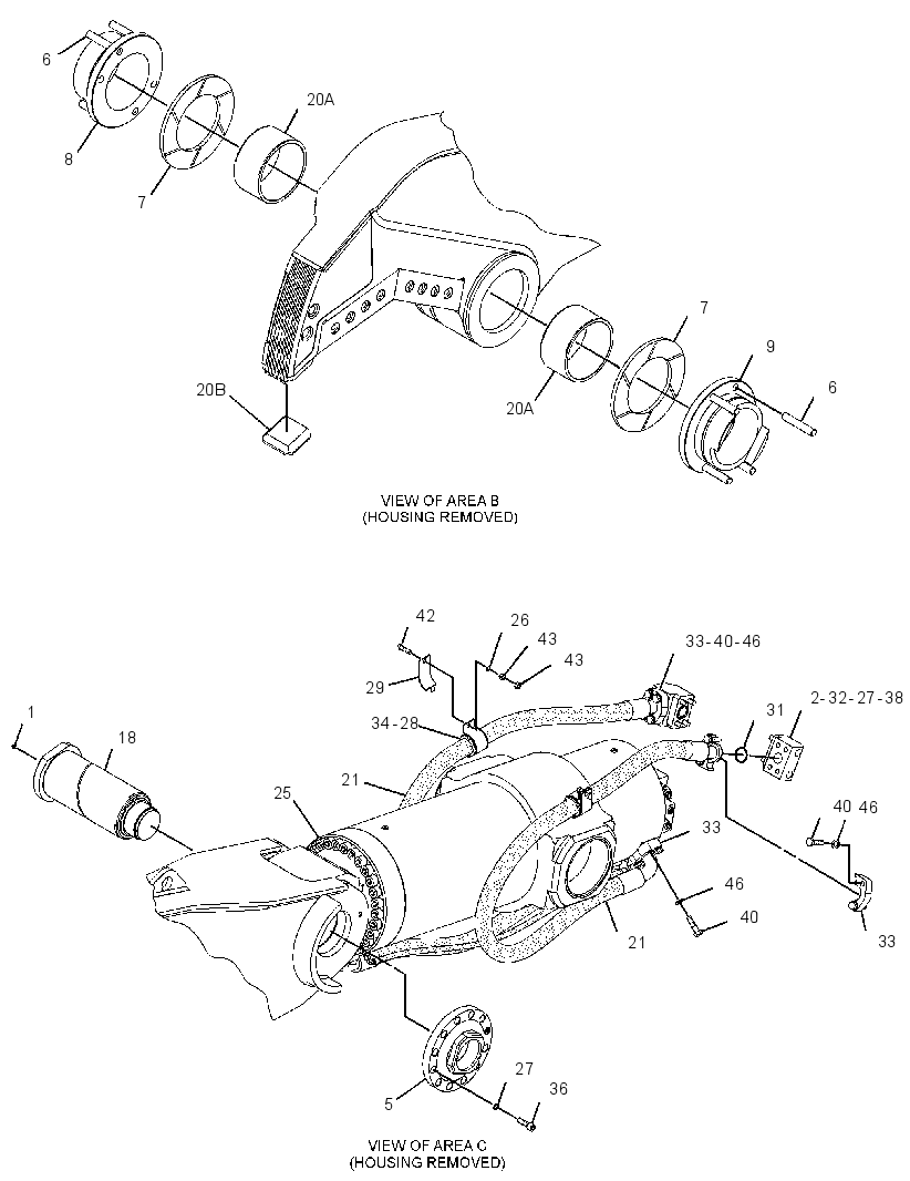 HOUSING GP-SHEAR 3256440 CAT