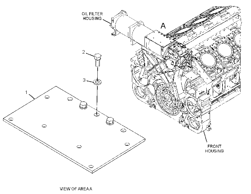 MOUNTING GP-OIL FILTER 3361054 CAT