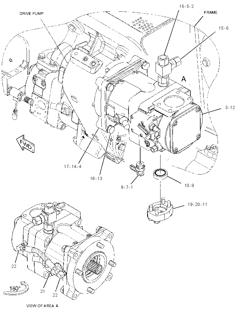 PUMP & MTG GP-STEERING 2450918 CAT