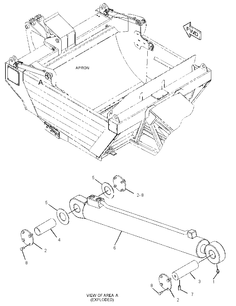 CYLINDER GP-APRON 3342715 CAT