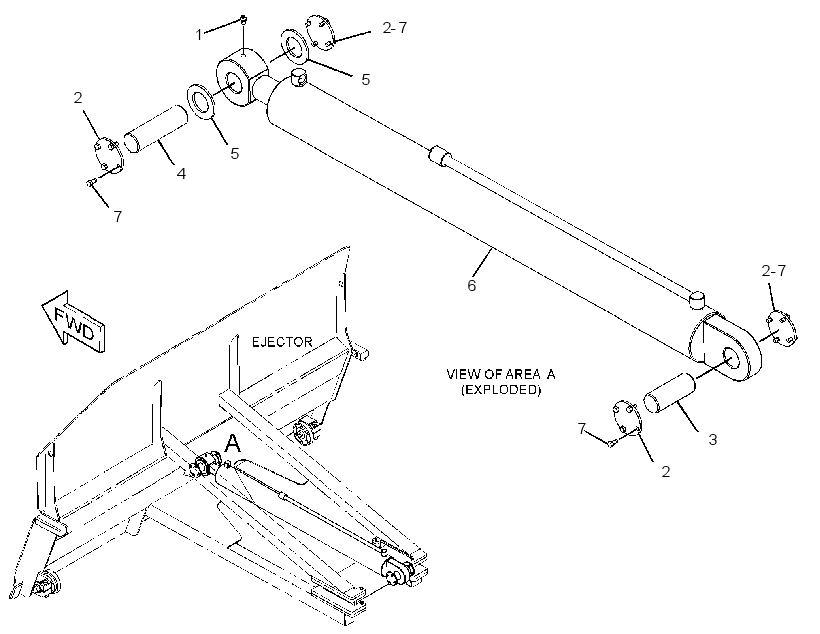 CYLINDER GP-EJECTOR 3342713 CAT