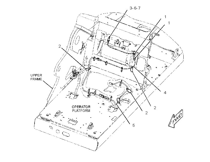 WIRING GP-AUXILIARY CONTROL 2510258 CAT