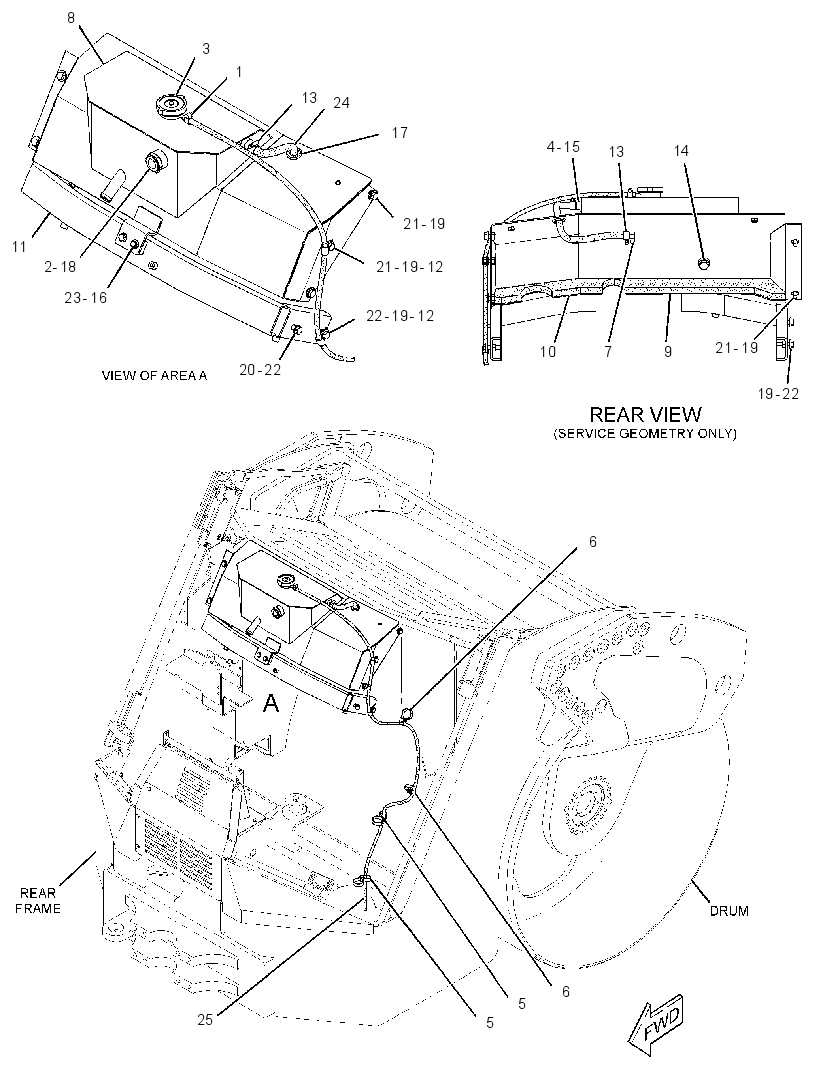 RECOVERY GP-COOLANT 2819258 CAT