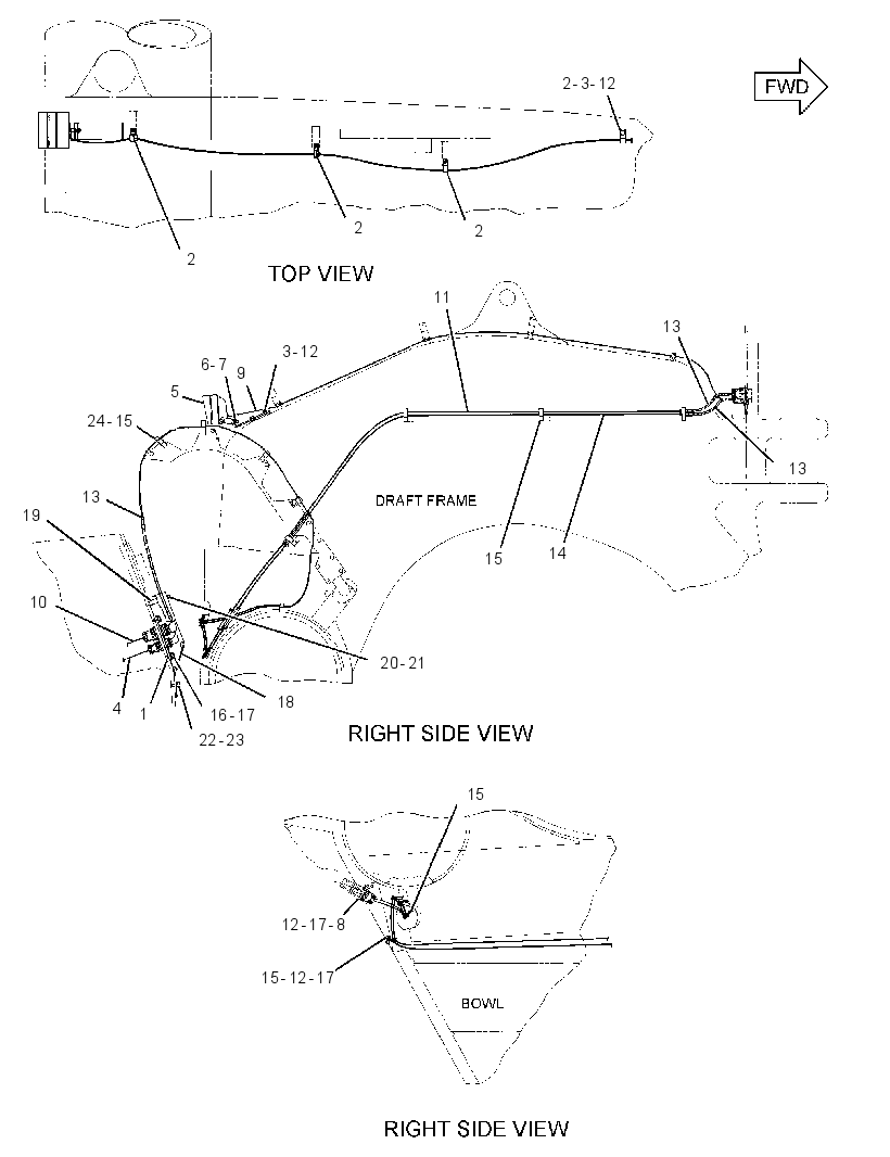 WIRING GP-SCRAPER 1235299 CAT