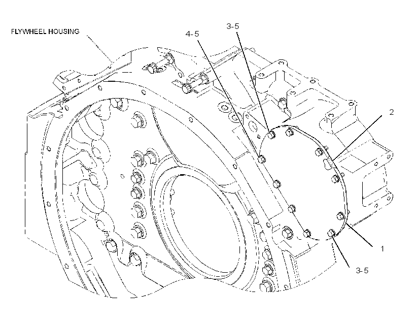 COVER GP-REAR HOUSING 3345291 CAT