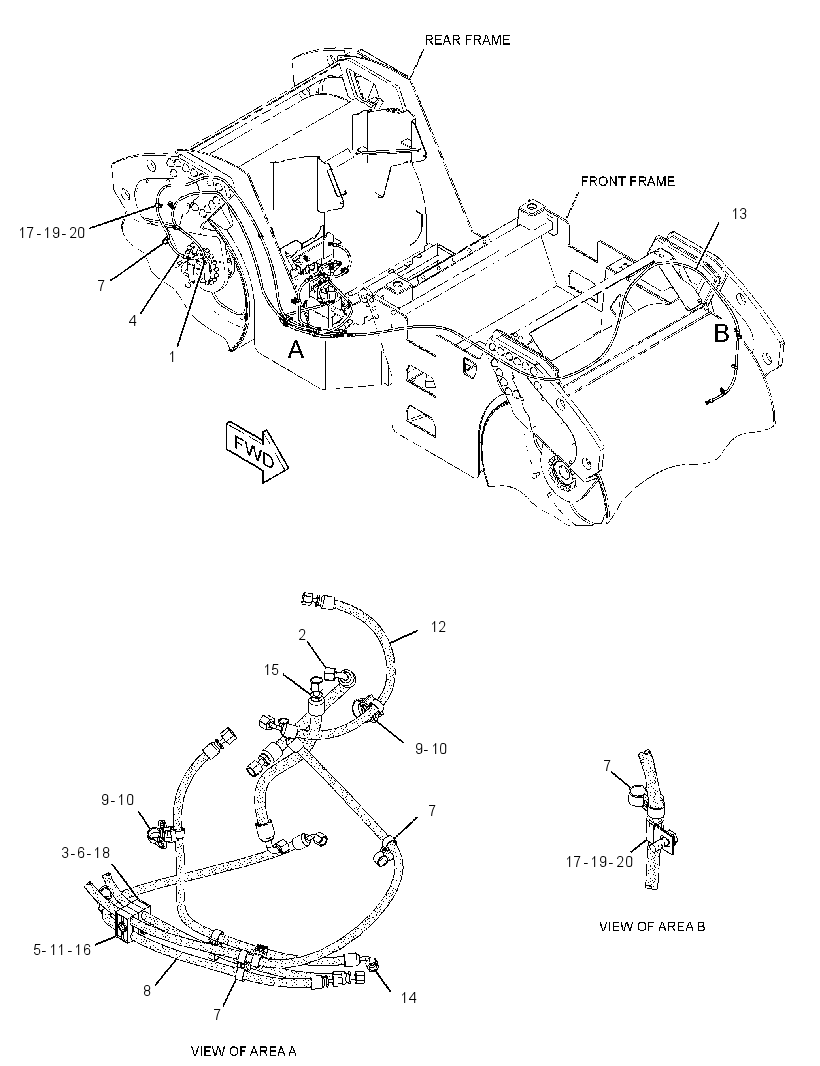 LINES GP-BRAKE & SHIFT 2819240 CAT