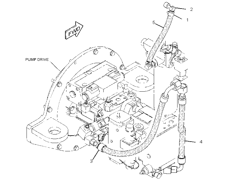 LINES GP-HYDRAULIC FILTER 2801152 CAT