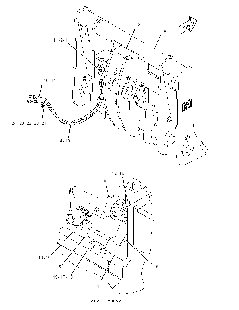 CYLINDER & LINES GP-COUPLER 3300110 CAT
