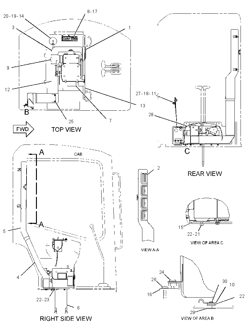 Кондиционер с креплением 2202596 CAT