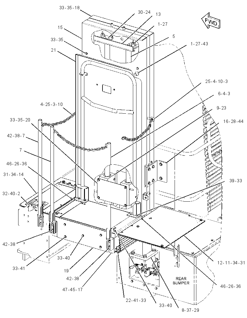 PLATFORM GP-OPERATOR LIFT 2728218 CAT