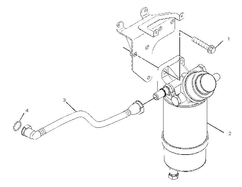 Трубопроводы топливные 2892357 CAT