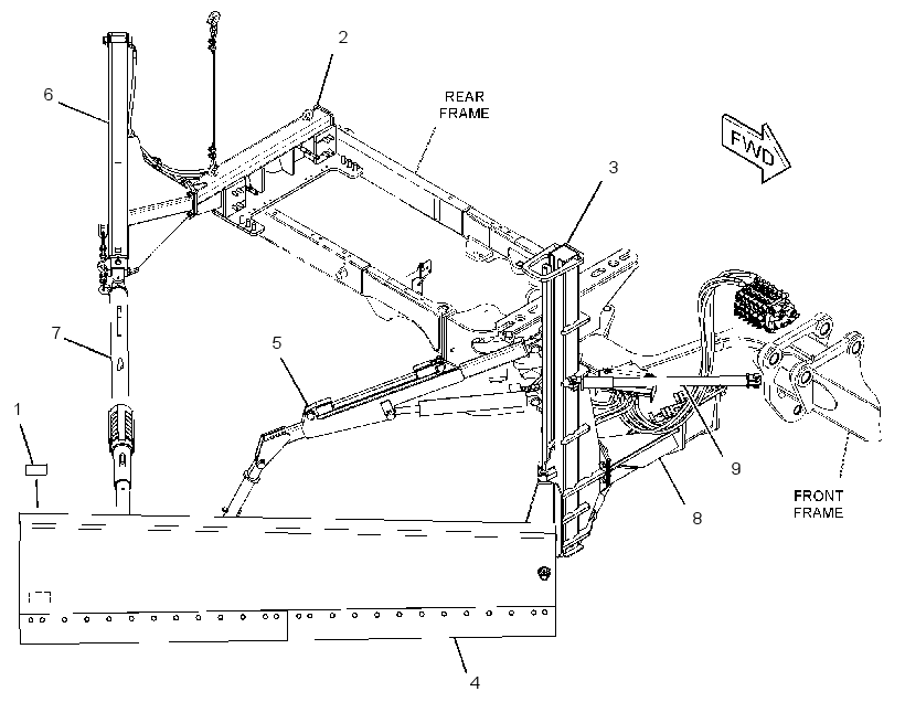 MOUNTING GP-SNOW WING 2755902 CAT