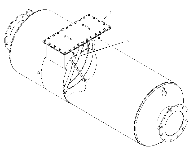 HOUSING GP-MUFFLER & CONVERTER 3324044 CAT