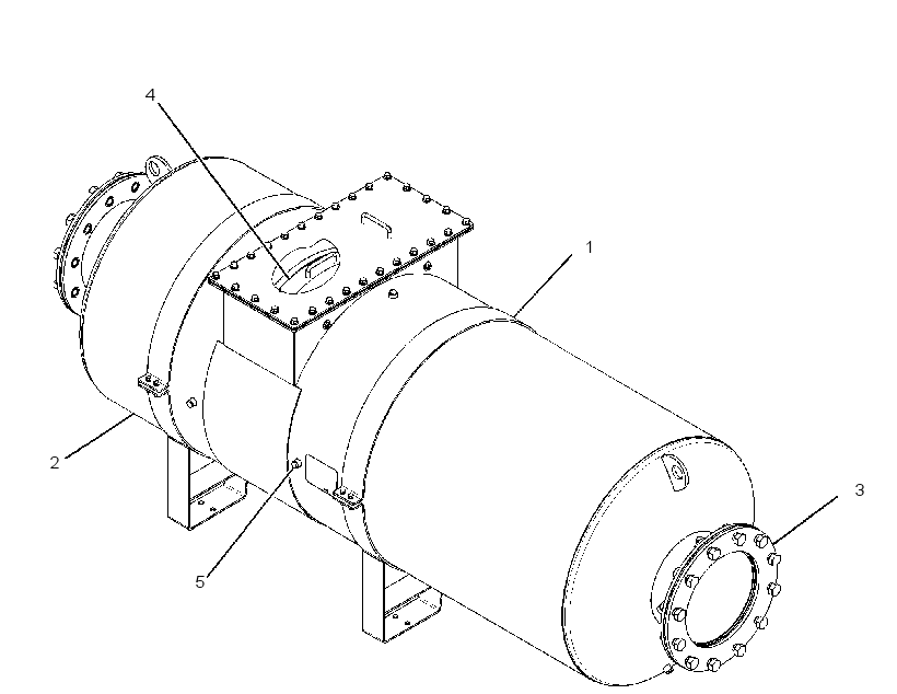 MUFFLER & CONVERTER GP 3324054 CAT
