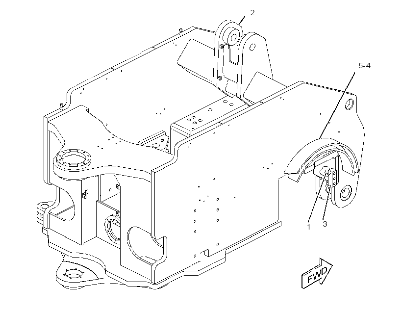 FRAME AS-FRONT 1421761 CAT