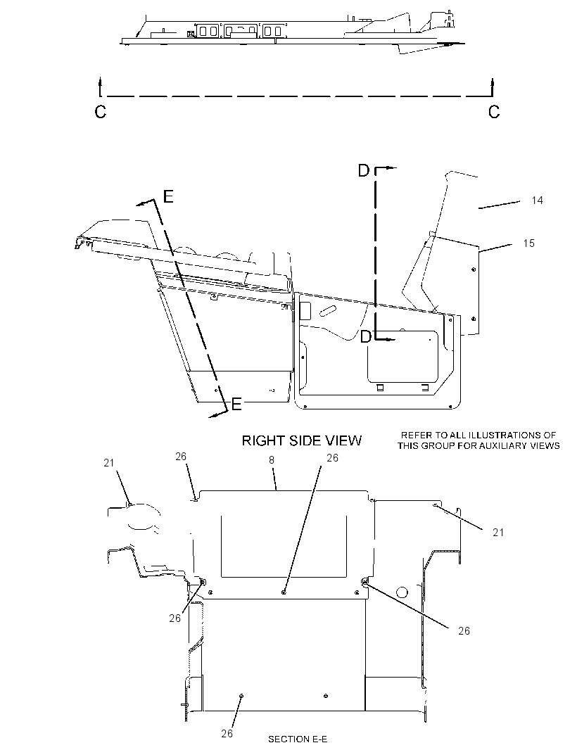 TRIM GP-OPEN ROPS 3166577 CAT