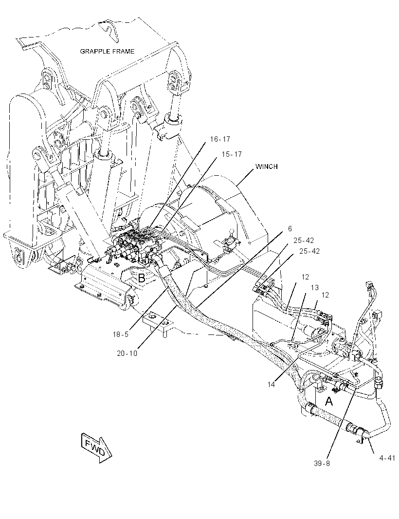 VALVE & LINES GP-GRAPPLE 3148816 CAT