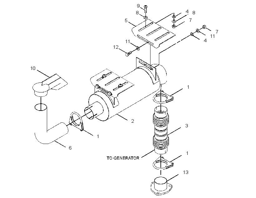 SILENCER GP-INLET 2718200 CAT