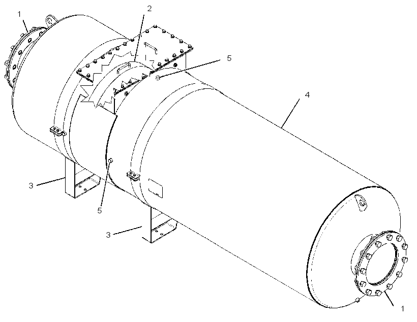 MUFFLER & CONVERTER GP 3324056 CAT