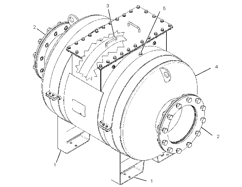 MUFFLER & CONVERTER GP 3324066 CAT