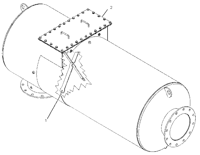 HOUSING GP-MUFFLER & CONVERTER 3324069 CAT