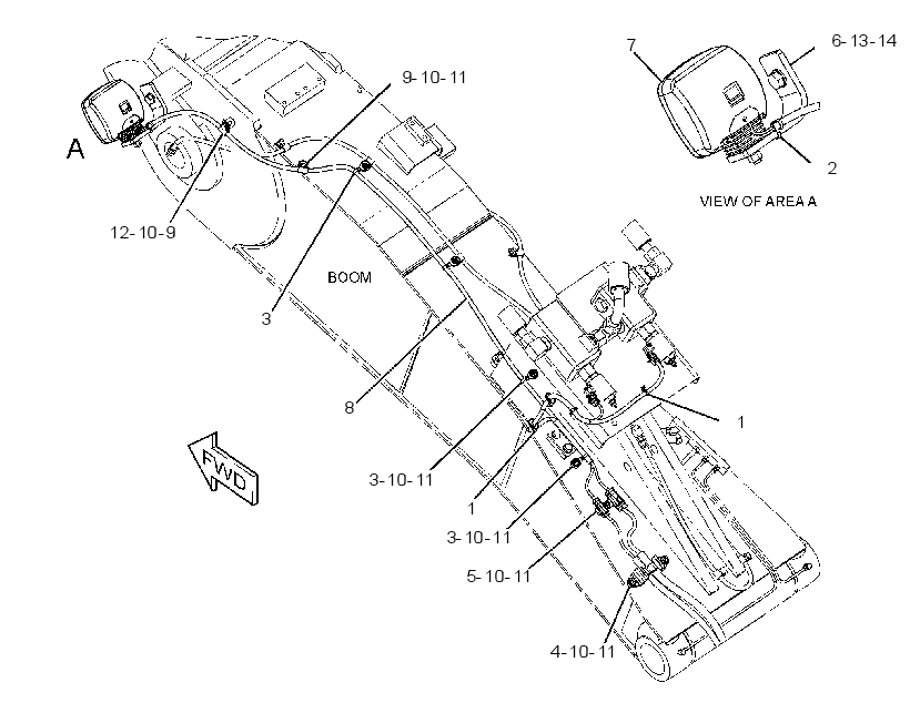 WIRING GP-BOOM 2917505 CAT
