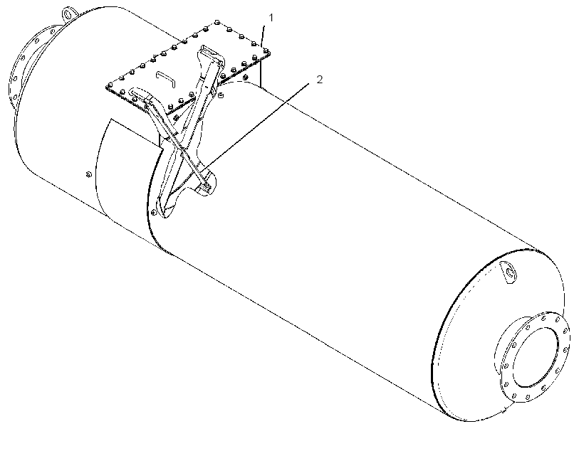 HOUSING GP-MUFFLER & CONVERTER 3324071 CAT