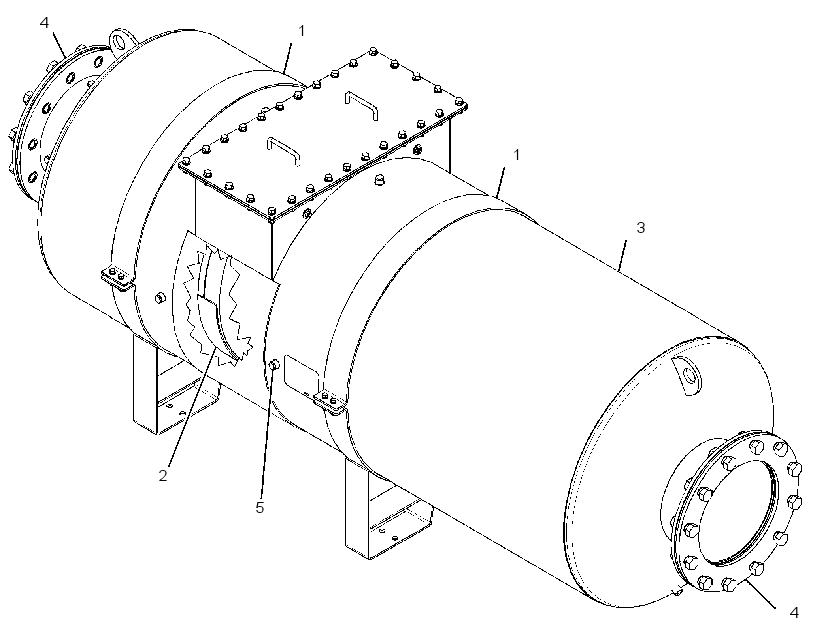 MUFFLER & CONVERTER GP 3329331 CAT