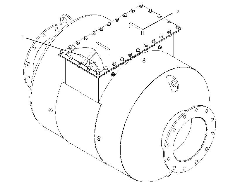 HOUSING GP-MUFFLER & CONVERTER 3324074 CAT