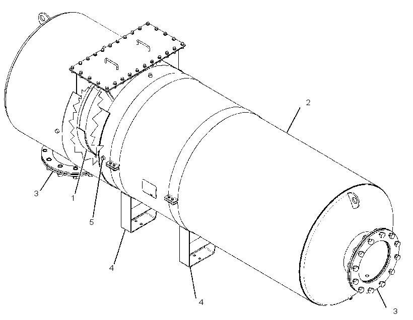 MUFFLER & CONVERTER GP 3329334 CAT