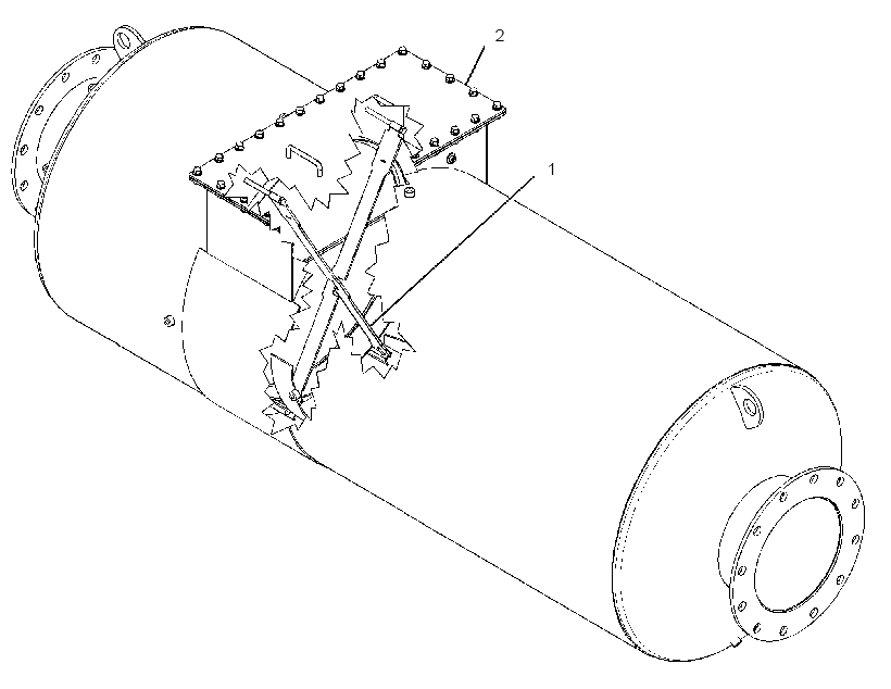 HOUSING GP-MUFFLER & CONVERTER 3329336 CAT