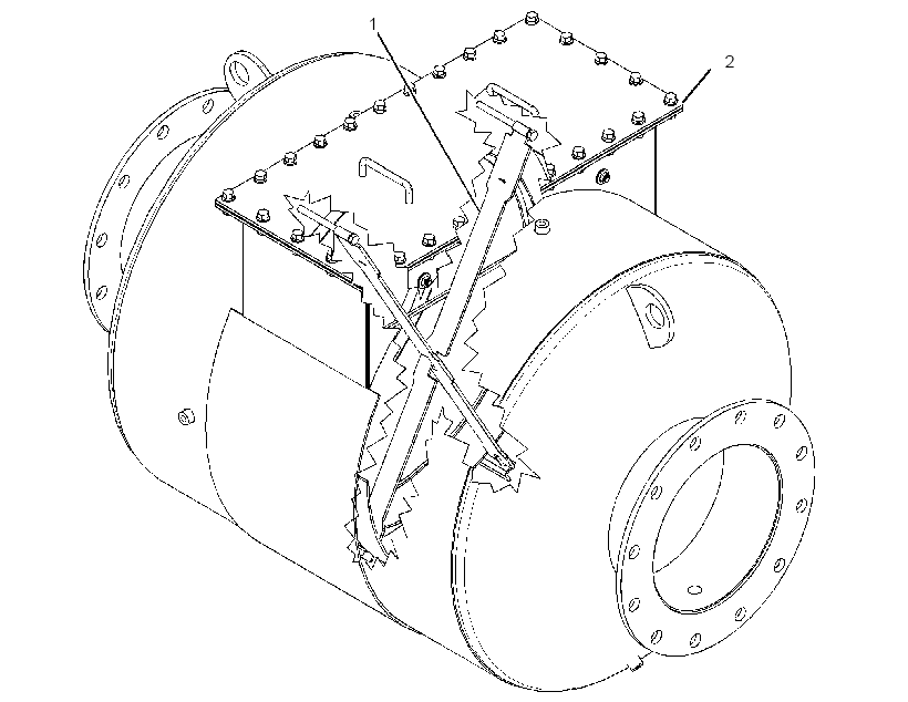 HOUSING GP-MUFFLER & CONVERTER 3329340 CAT