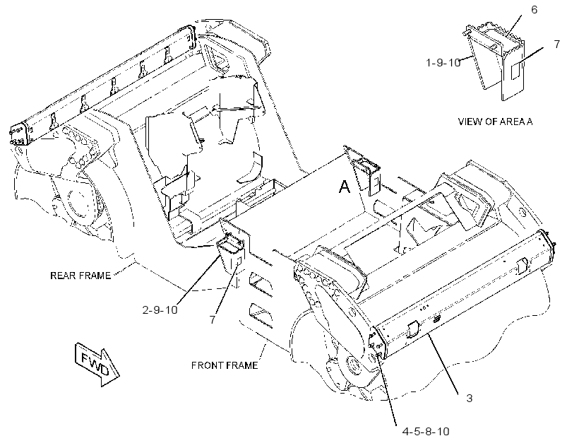 BUMPER GP-DRUM 2978012 CAT