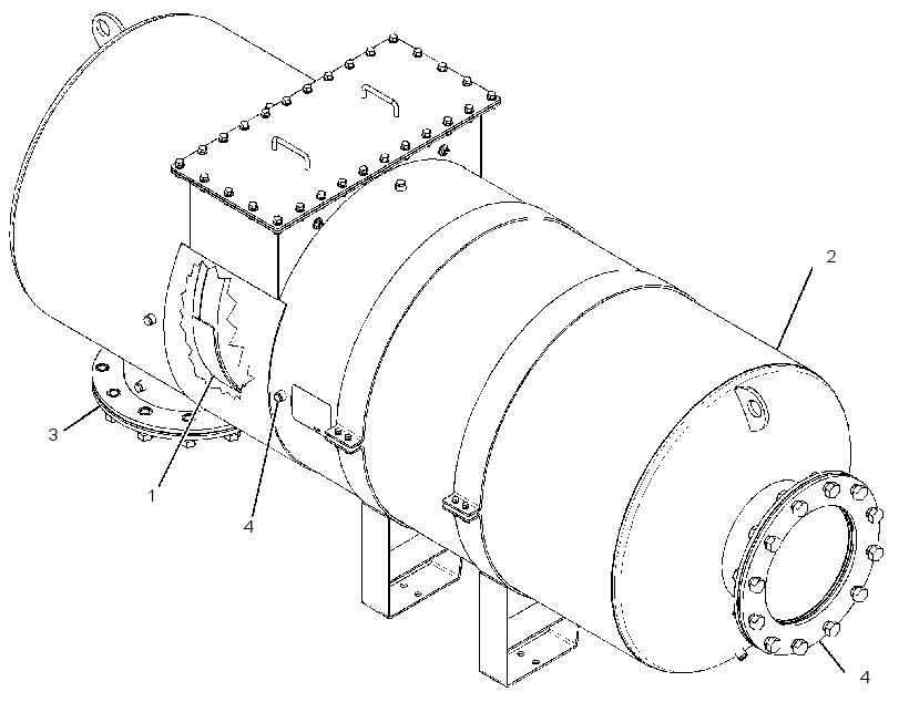 MUFFLER & CONVERTER GP 3329332 CAT