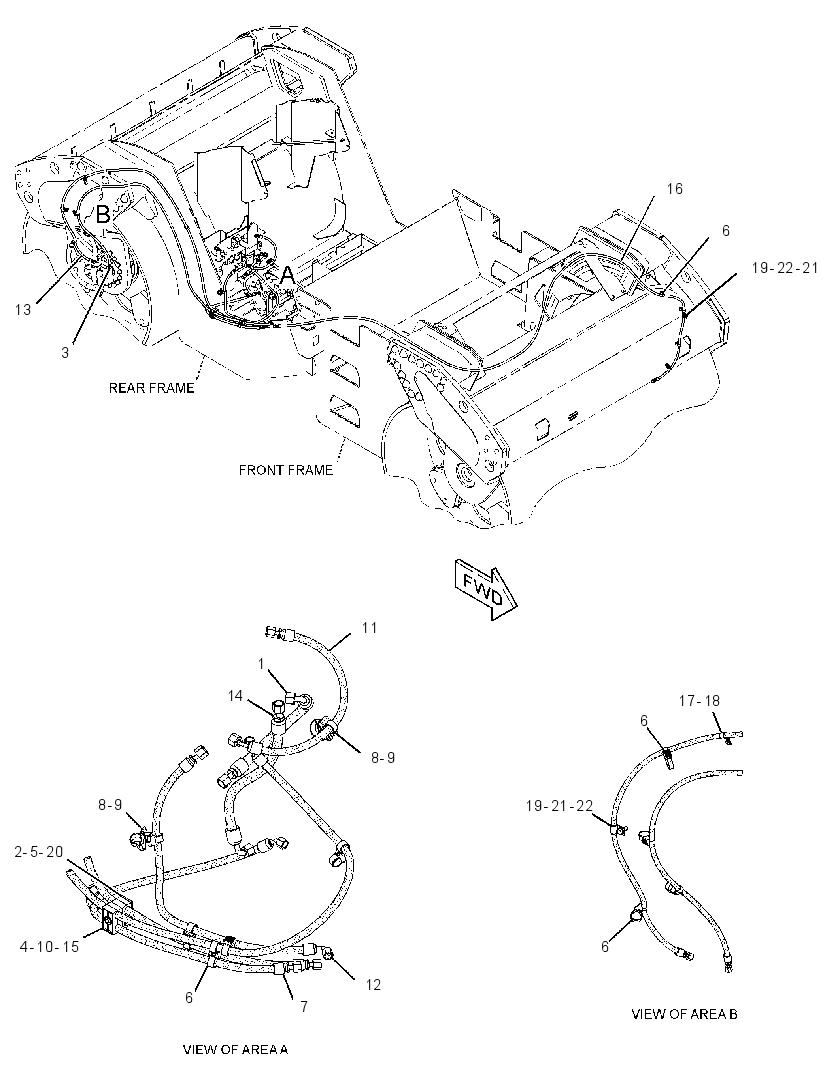 LINES GP-BRAKE & SHIFT 2951209 CAT