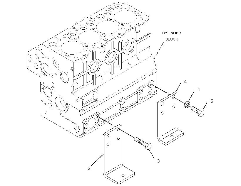 MOUNTING GP-BRACKET 2908404 CAT