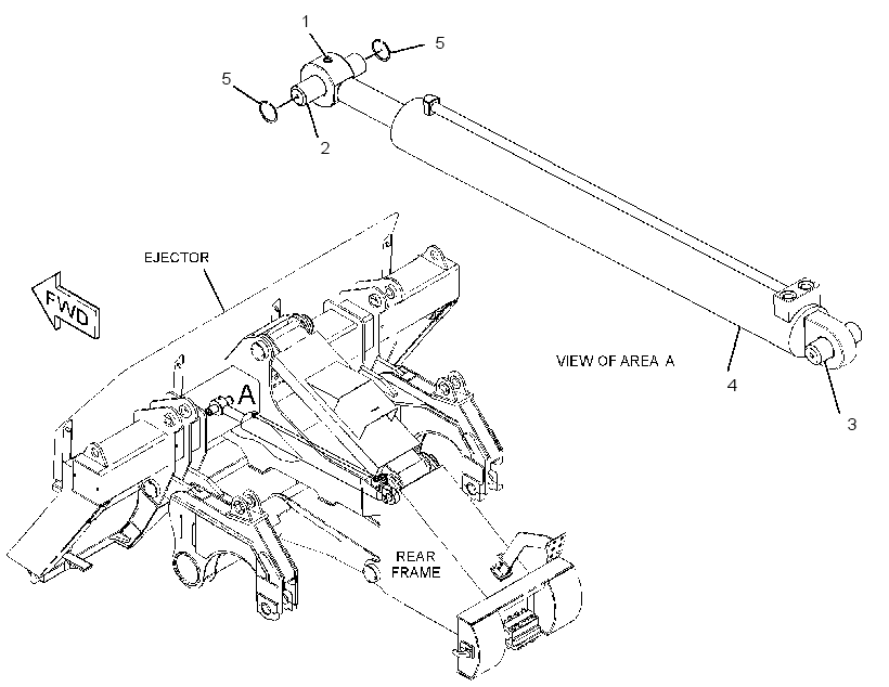CYLINDER GP-EJECTOR 3312651 CAT