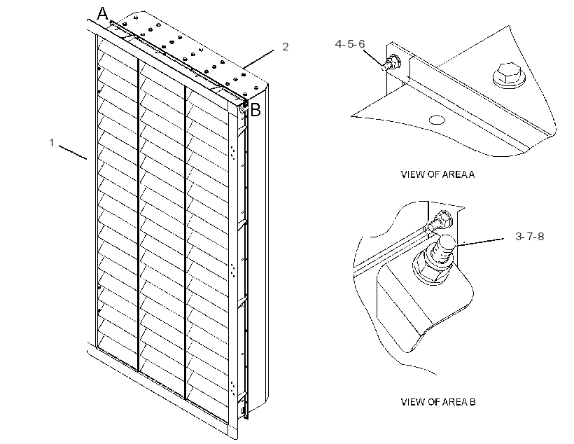 LOUVER GP 3238953 CAT