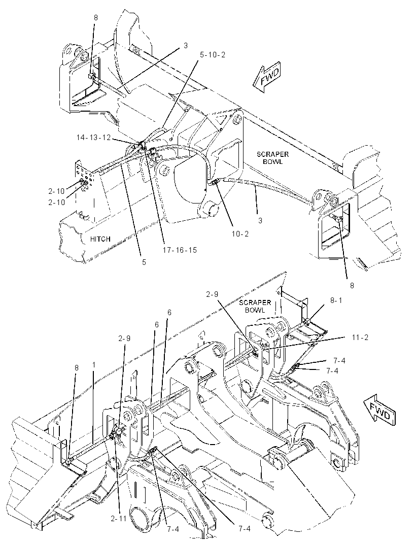 LINES GP-BOWL CYLINDER 3342693 CAT