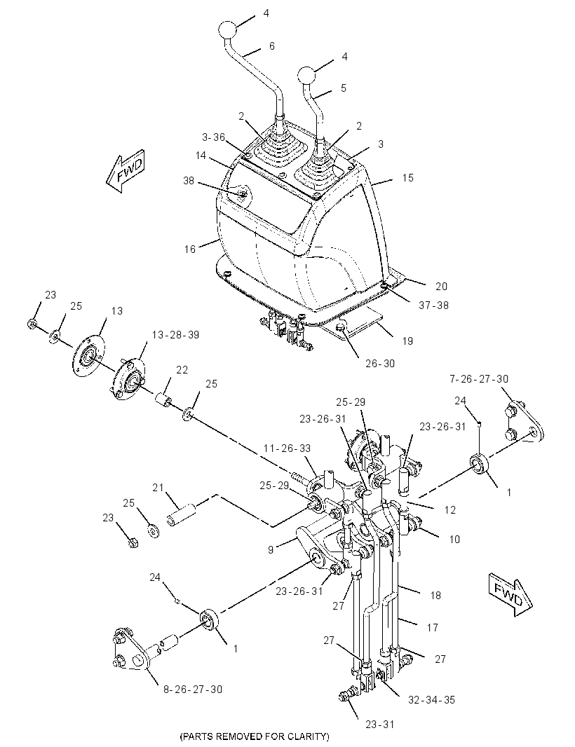 CONVERSION GP-HYD HAND CONTROL 2588347 CAT