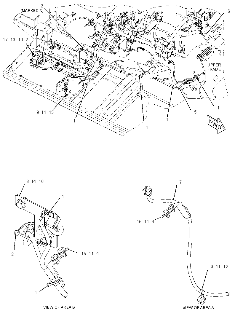 WIRING GP-AUXILIARY CONTROL 3280393 CAT
