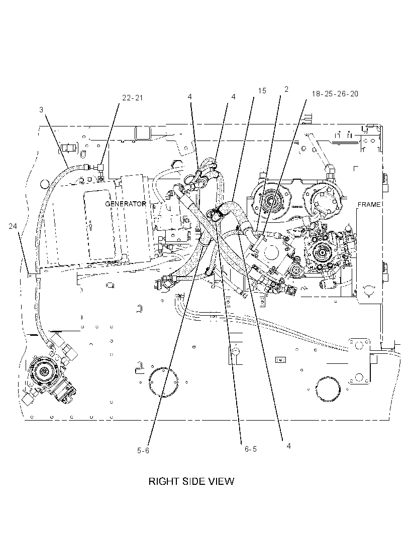 LINES GP-GENERATOR DRIVE 3025989 CAT