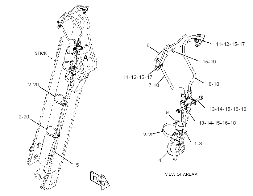 LINES GP-EXTENDABLE STICK 3310096 CAT