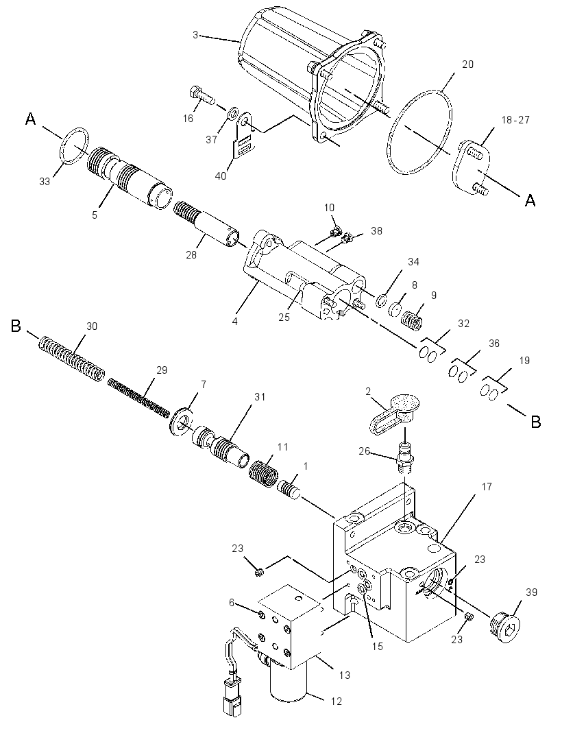 VALVE GP-LOCKUP CLUTCH & SYNC 2613050 CAT