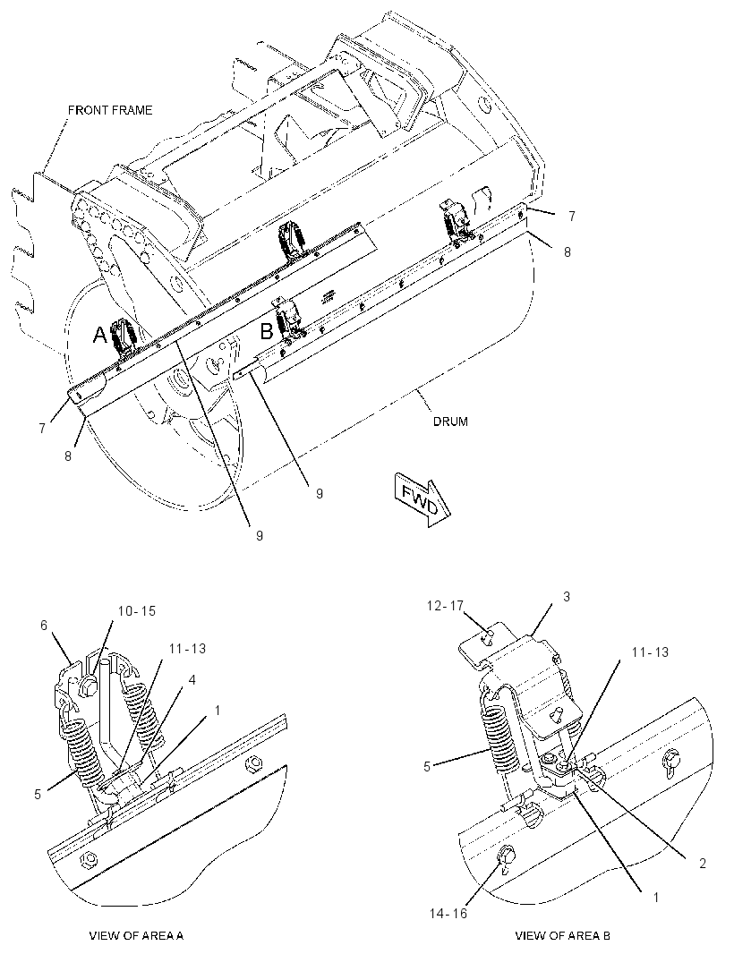 SCRAPER GP-DRUM 2978011 CAT