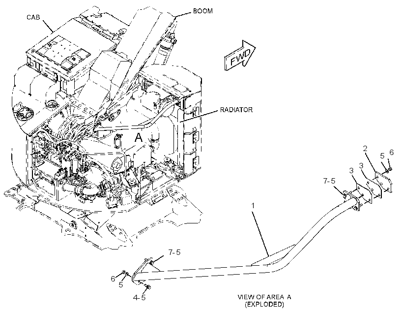 BRACE GP 3330597 CAT