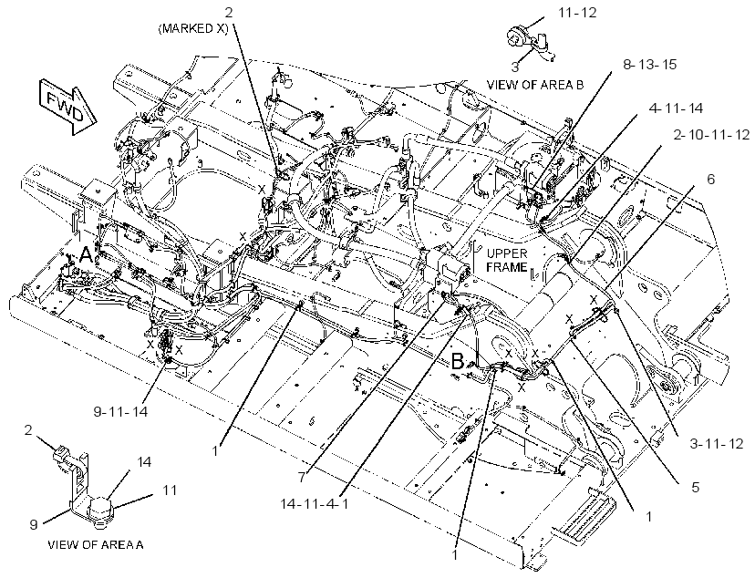 WIRING GP-AUXILIARY CONTROL 3280370 CAT