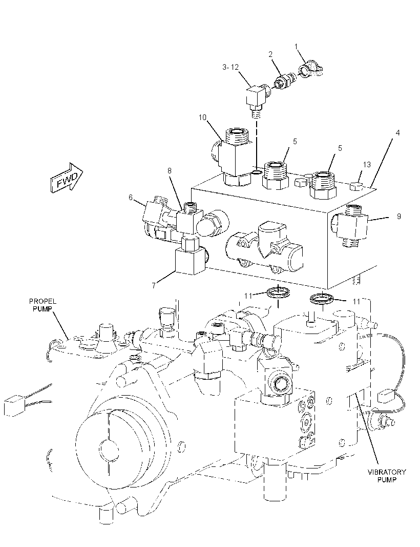VALVE & MTG GP-VIBRATORY 2516140 CAT