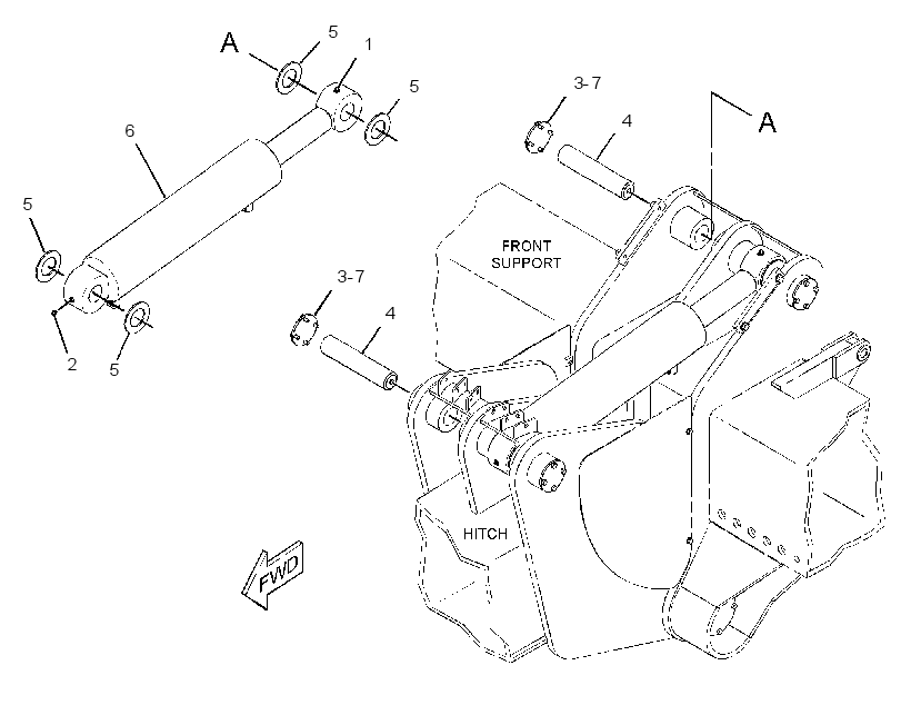 CYLINDER GP-BOWL 3312655 CAT