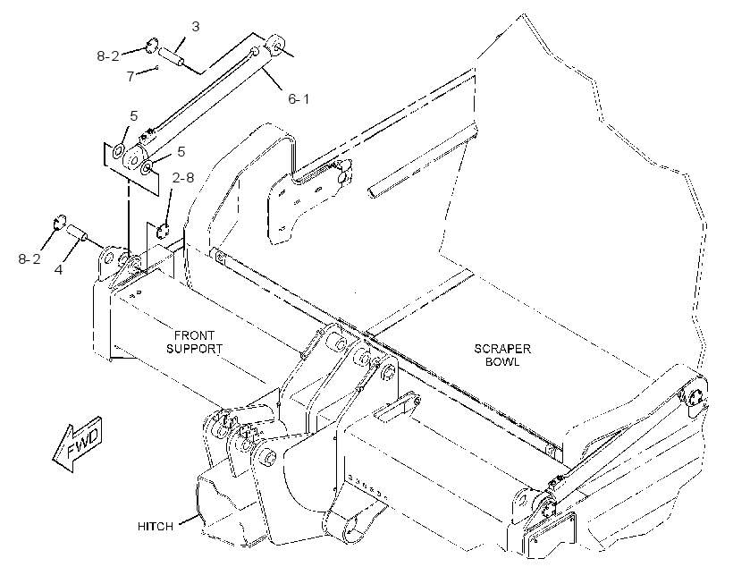 CYLINDER GP-APRON 3312656 CAT